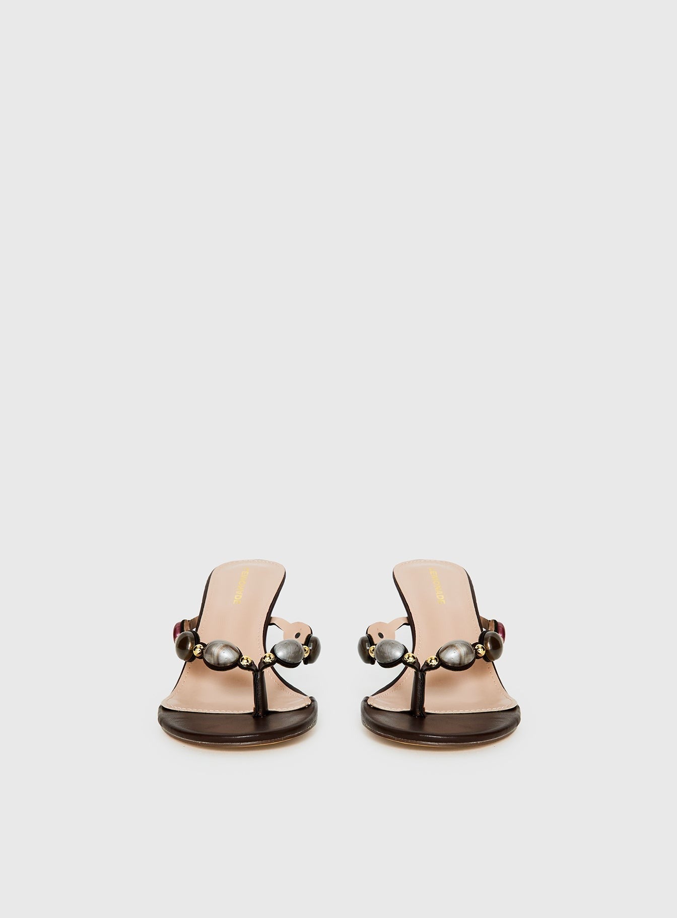 Nina Bead Heels Chocolate