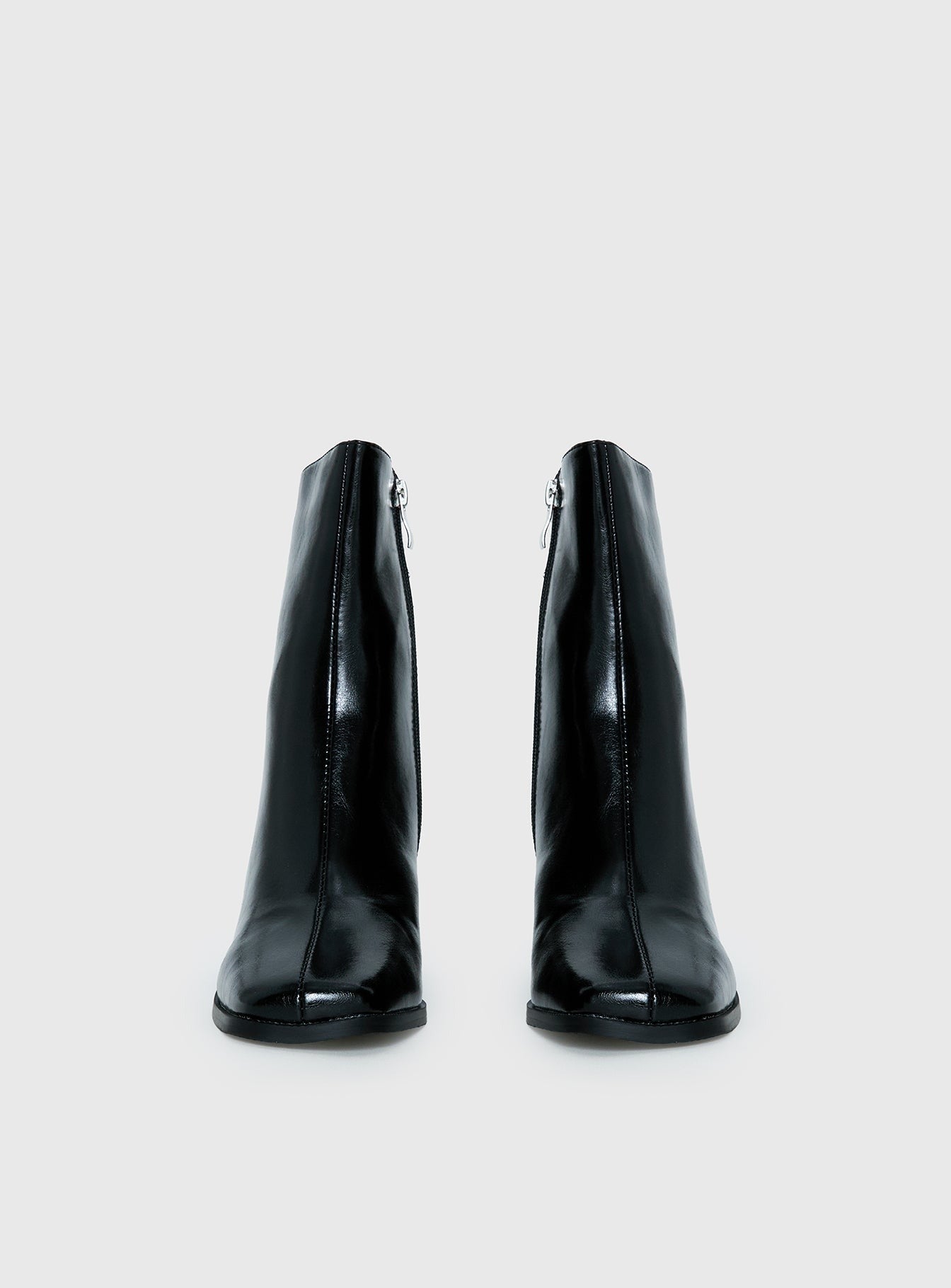 Zilah Heeled Ankle Boots Black