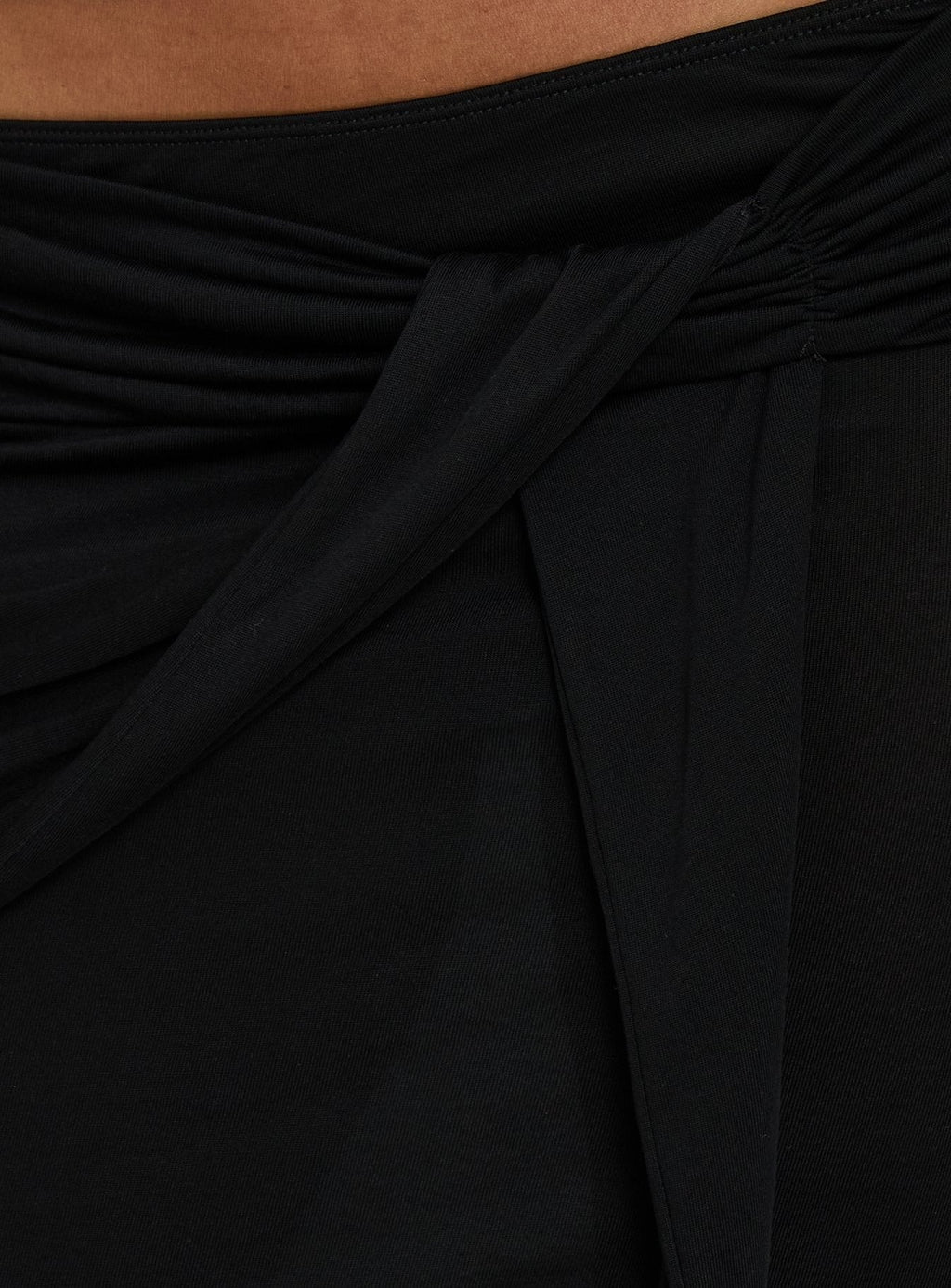 Samelia Wrap Maxi Skirt Black