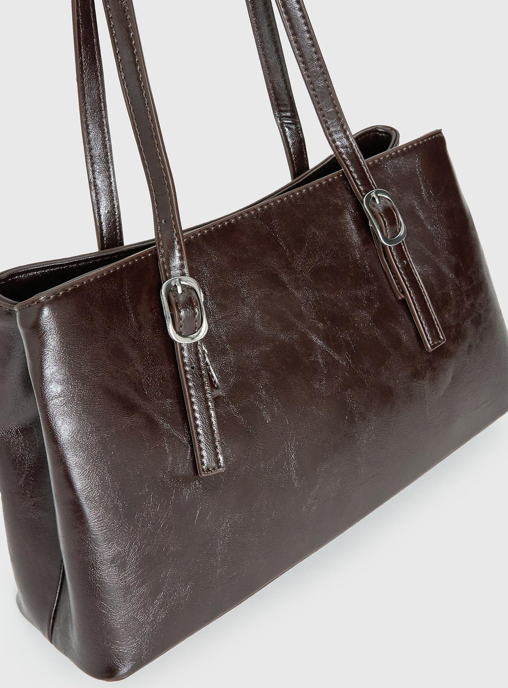 Evrae Shoulder Bag Washed Brown