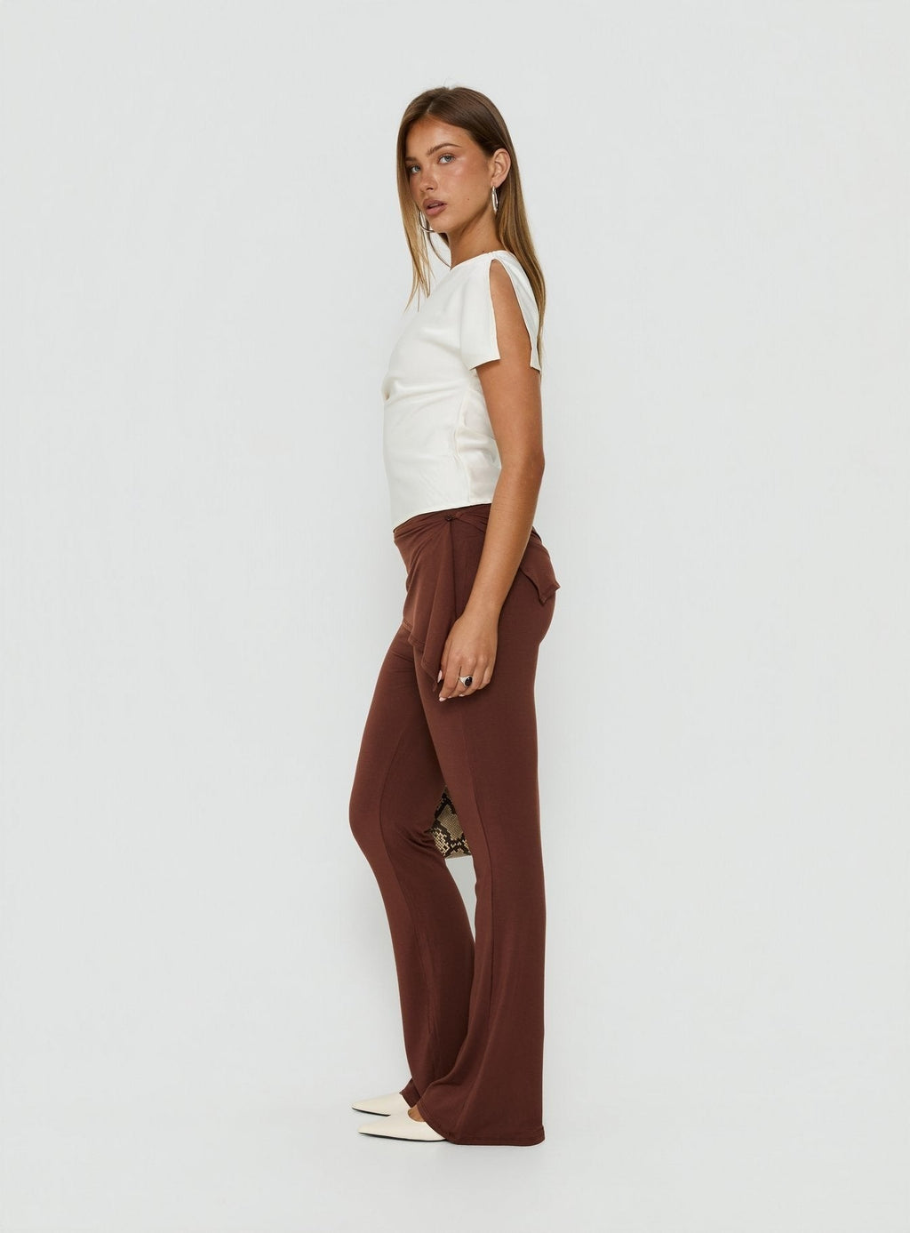 Masimo Layered Pants Chocolate
