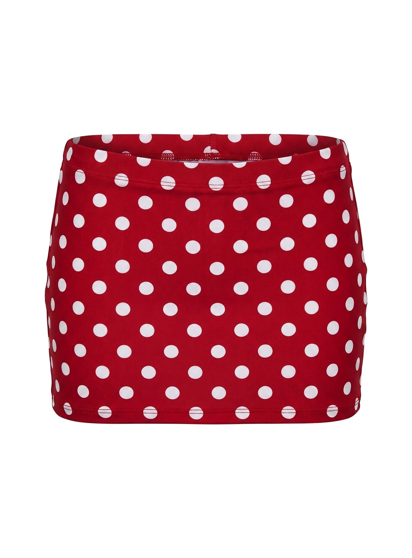 Tenya Swim Skort Red Polka Dot