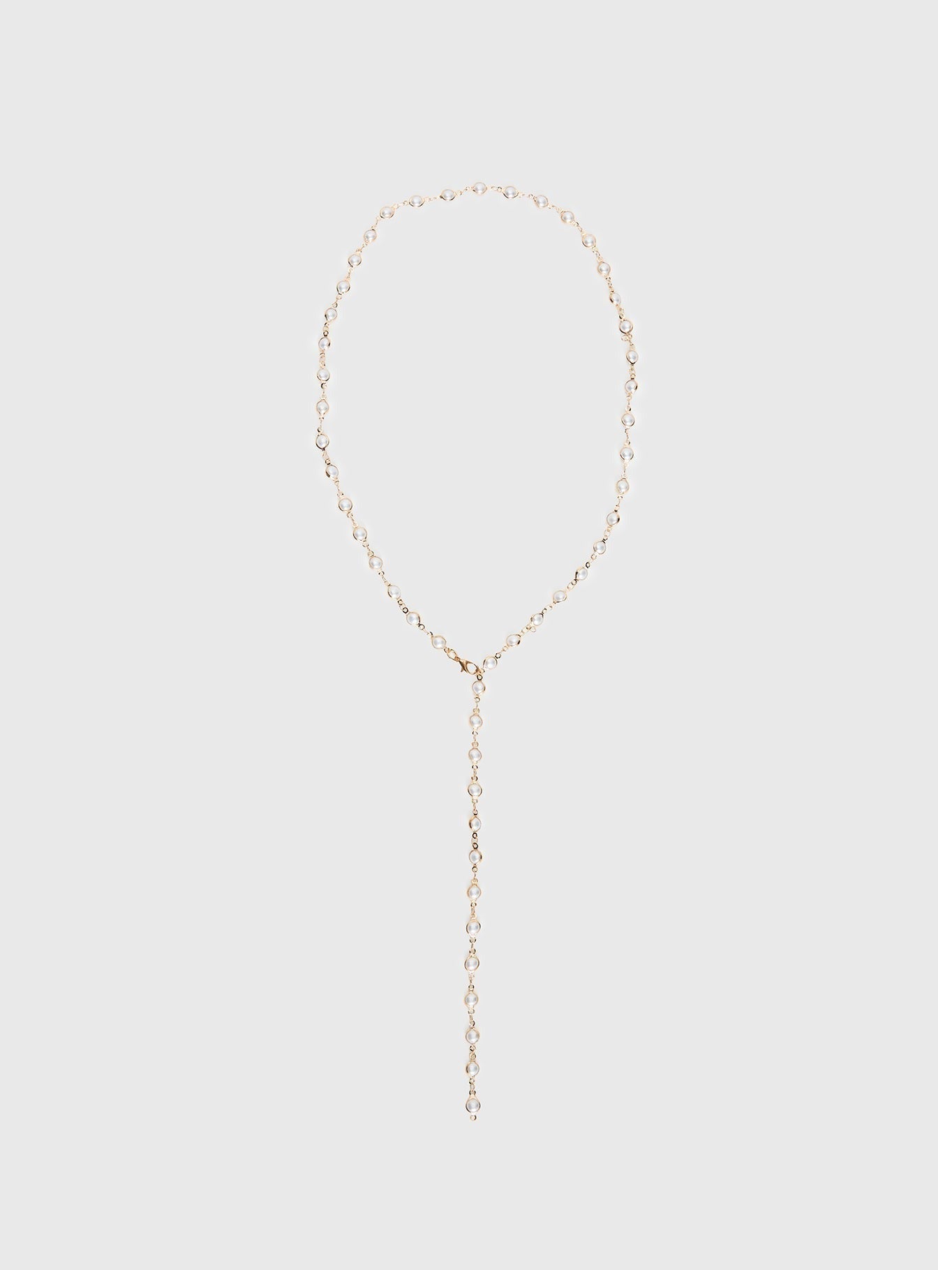 Elenita Long Necklace Gold