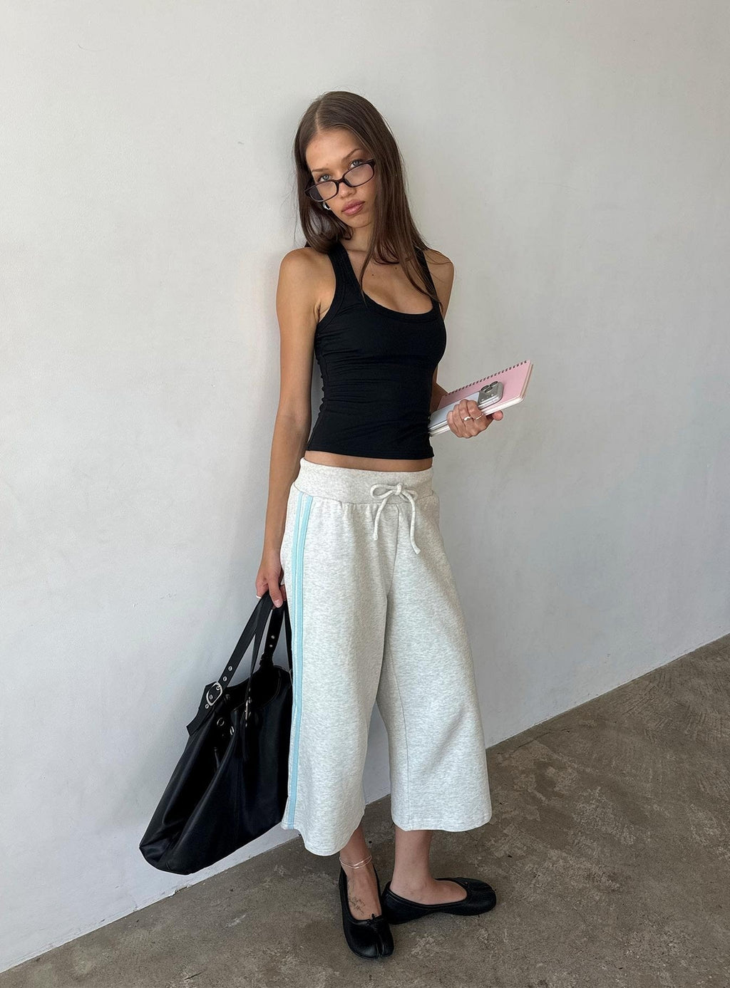 Dojo 3/4 Track Pants Grey Marle