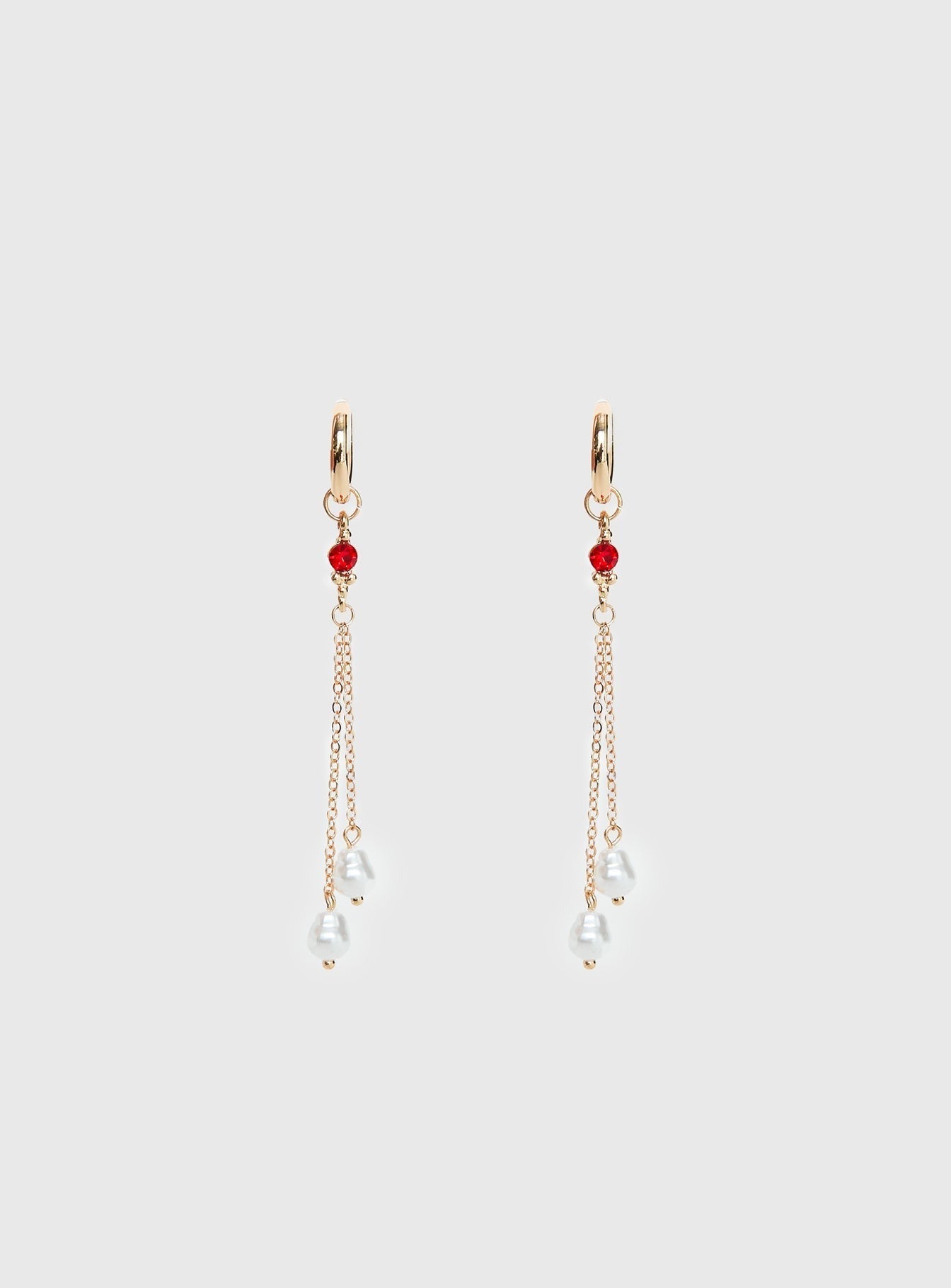 What Is Life Dangly Earrings Gold