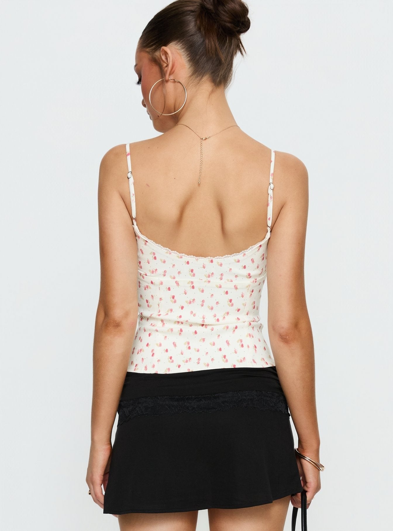 Nataliah Plunge Top Floral