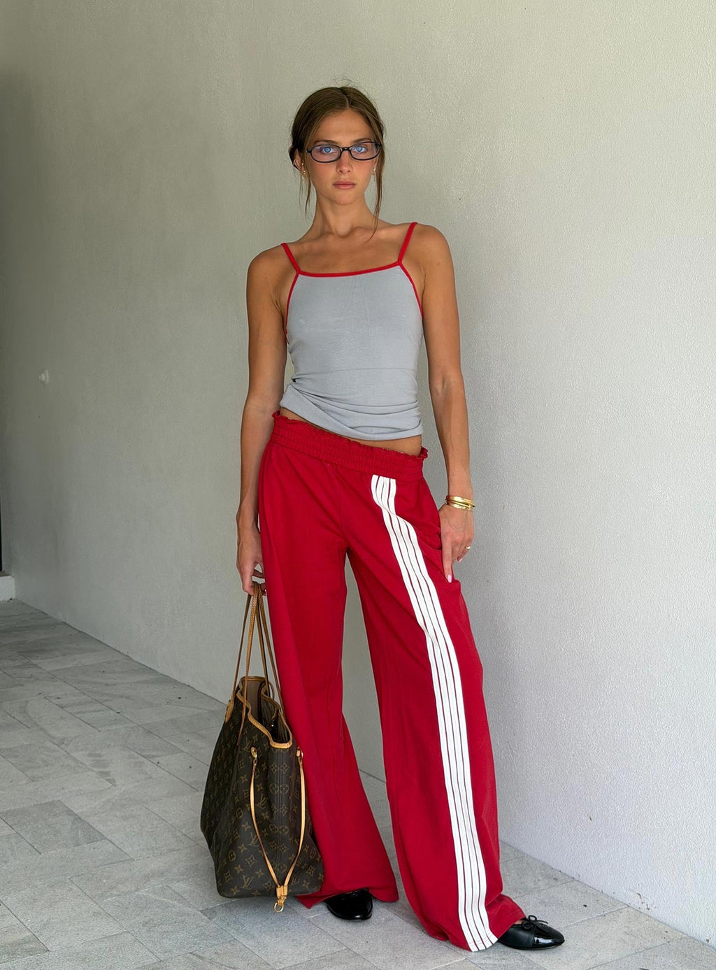 Red Eye Track Pants Red