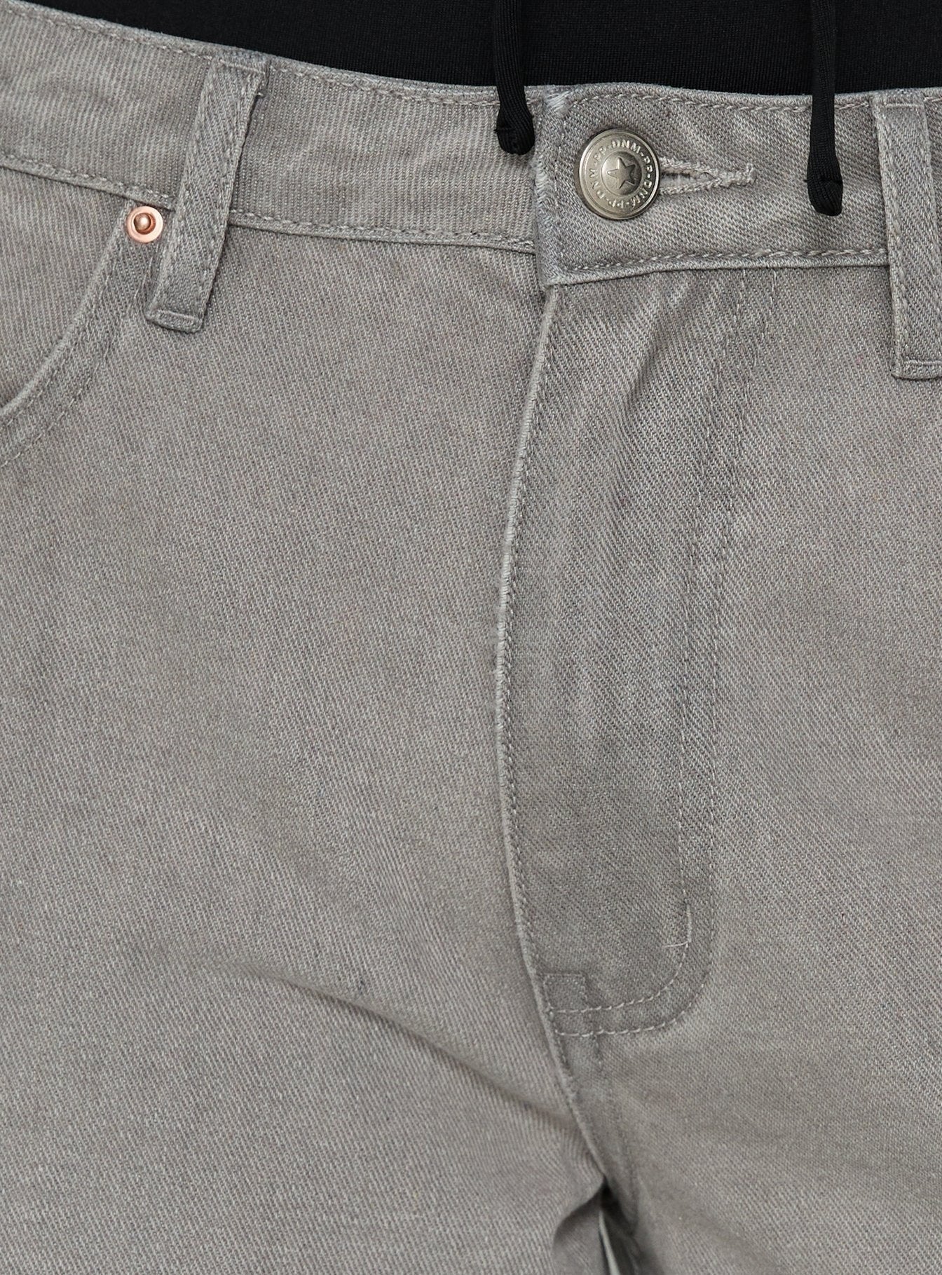 Naylor Mid Rise Wide Leg Jeans Light Grey Wash