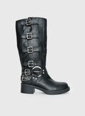 Buckle Down Boots Black