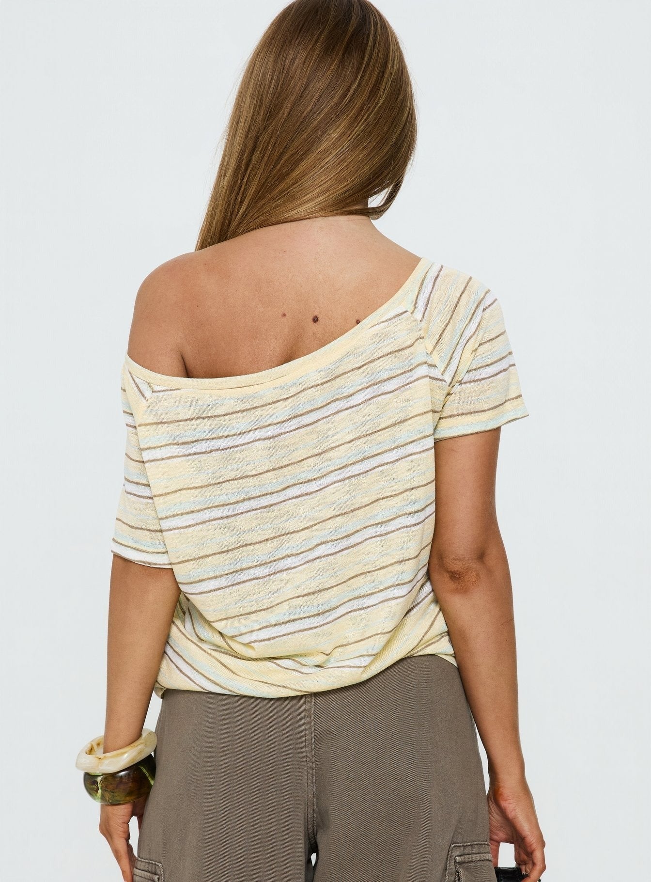 Icon Baby Off Shoulder Top Stripe