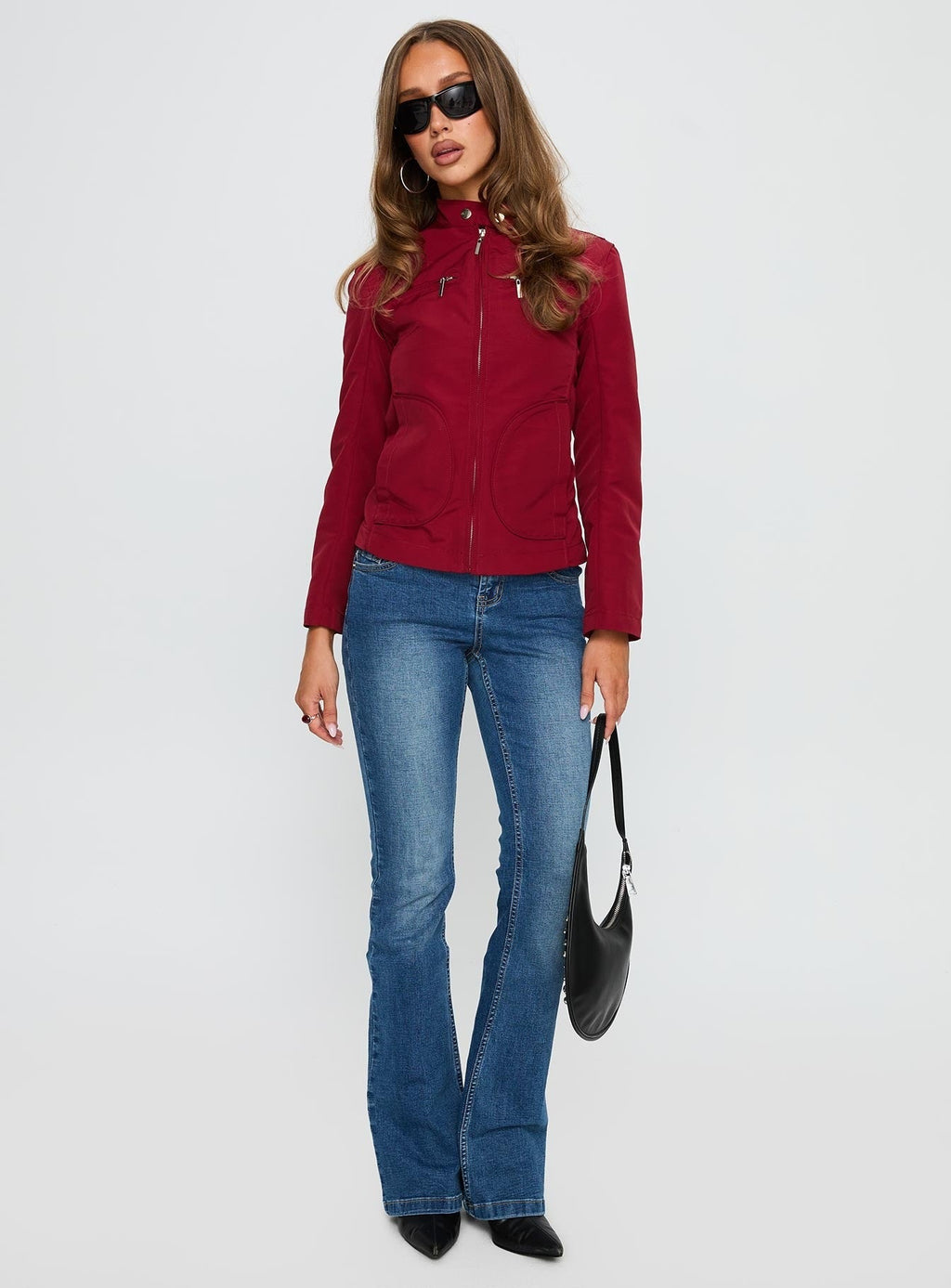 All A Blur Moto Jacket Red
