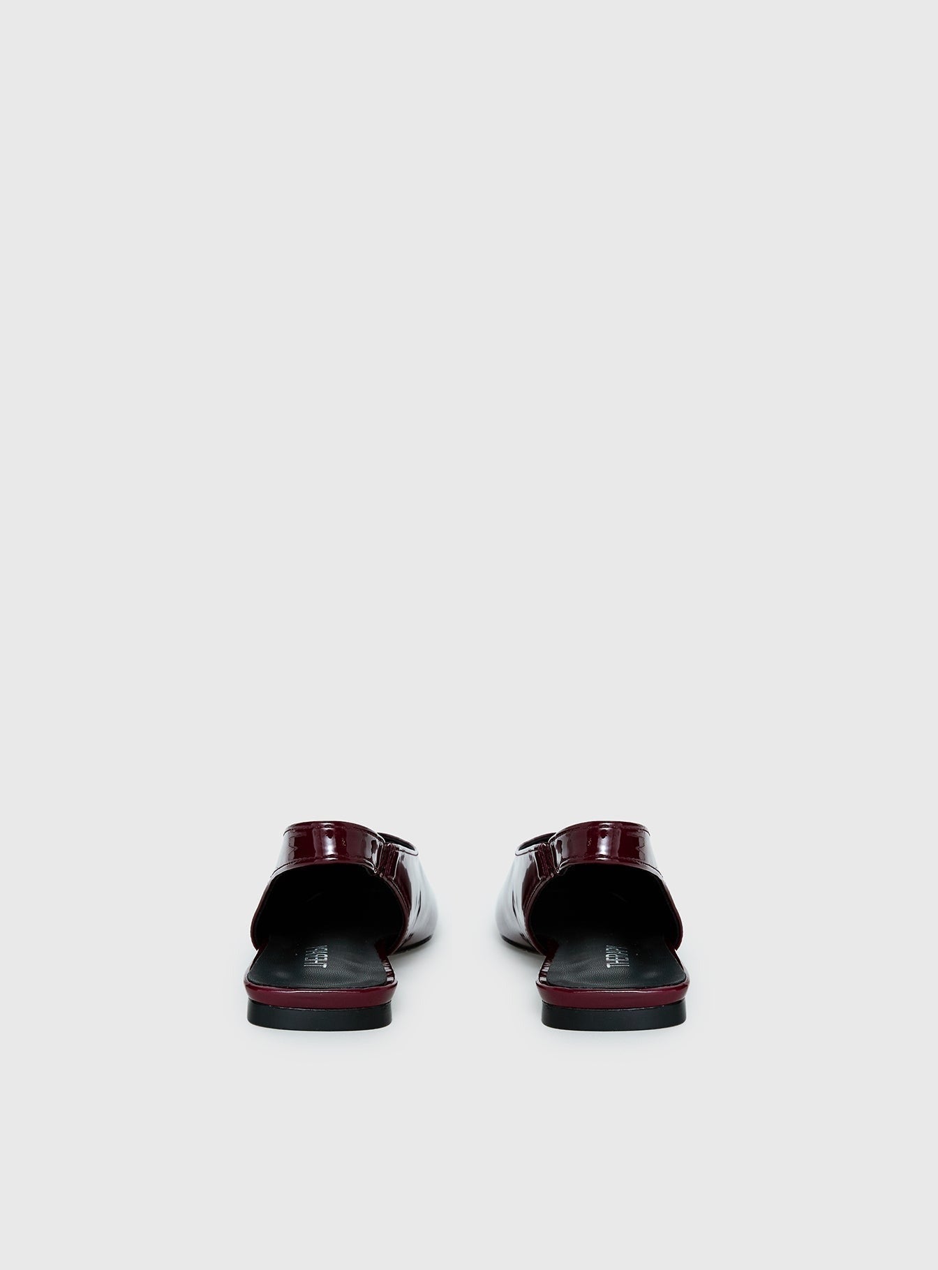 Therapy Graze Patent Square Toe Flats Red