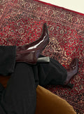 Billini Wez Boots Mulberry Crinkle Patent
