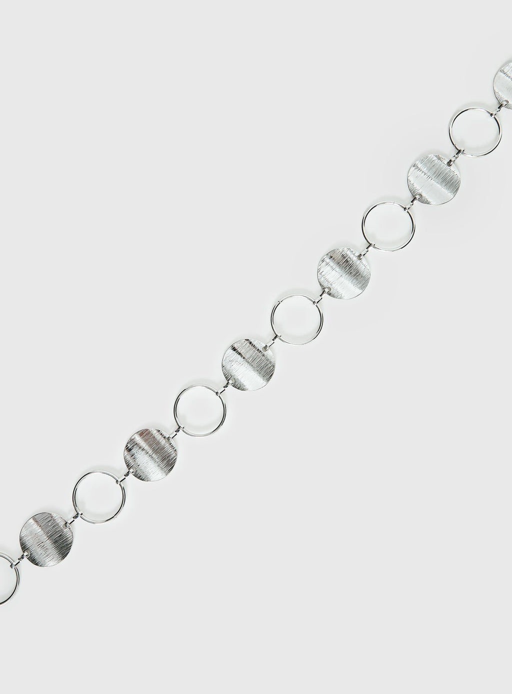 Dawna Circle Belt Silver