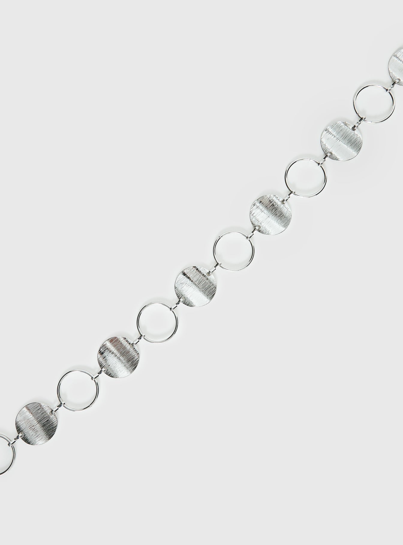 Dawna Circle Belt Silver