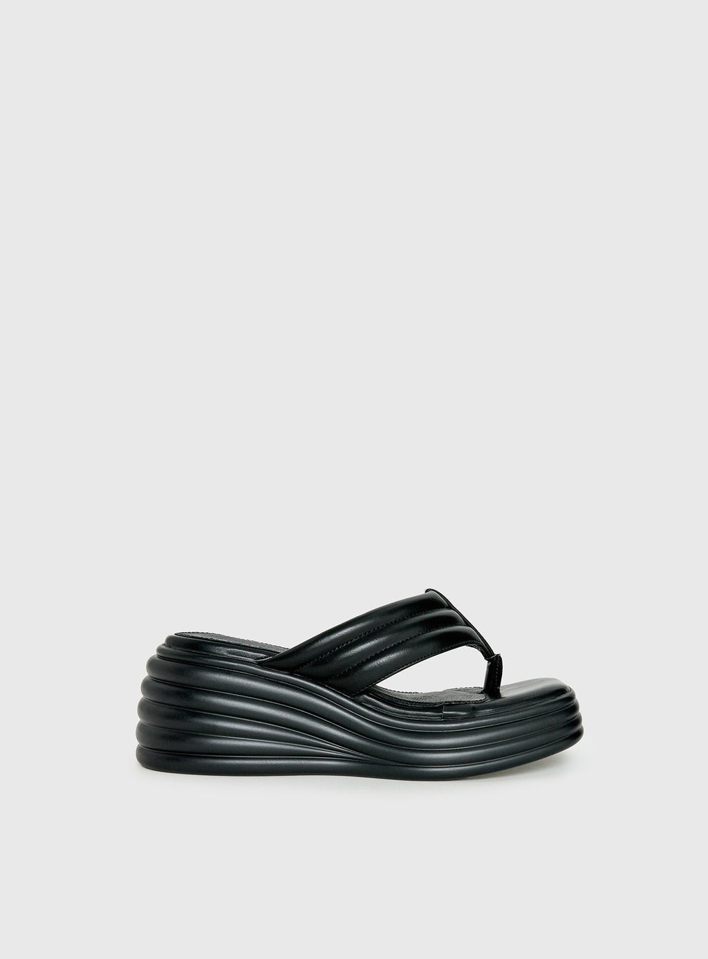Therapy Flames Platform Sandals Black