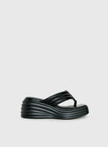 Therapy Flames Platform Sandals Black