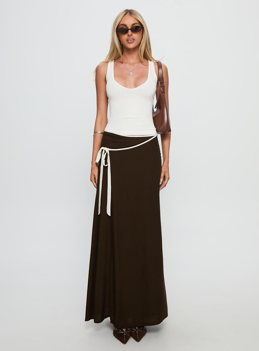 Nani Scoop Knit Tank White