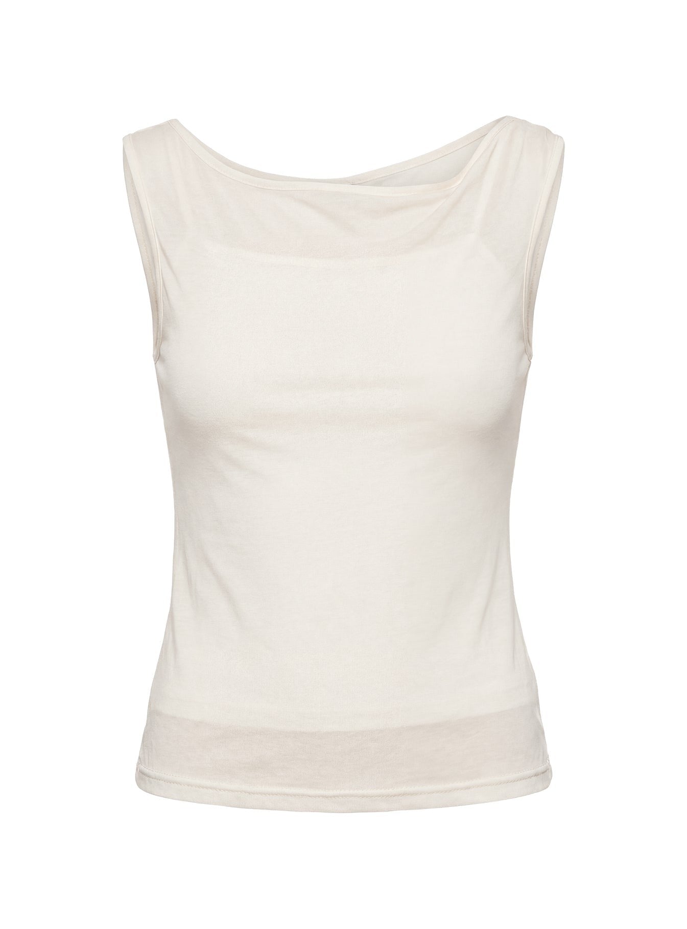 Skaia Layered Sheer Top Cream