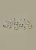 Delfine Earring Pack Silver