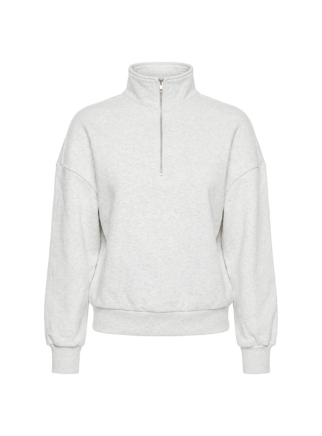 Rozanna 1/4 Zip Jumper Grey Marle