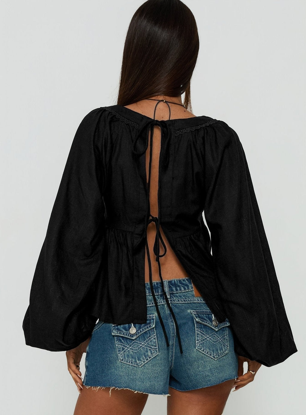 Benjie Long Sleeve Top Black
