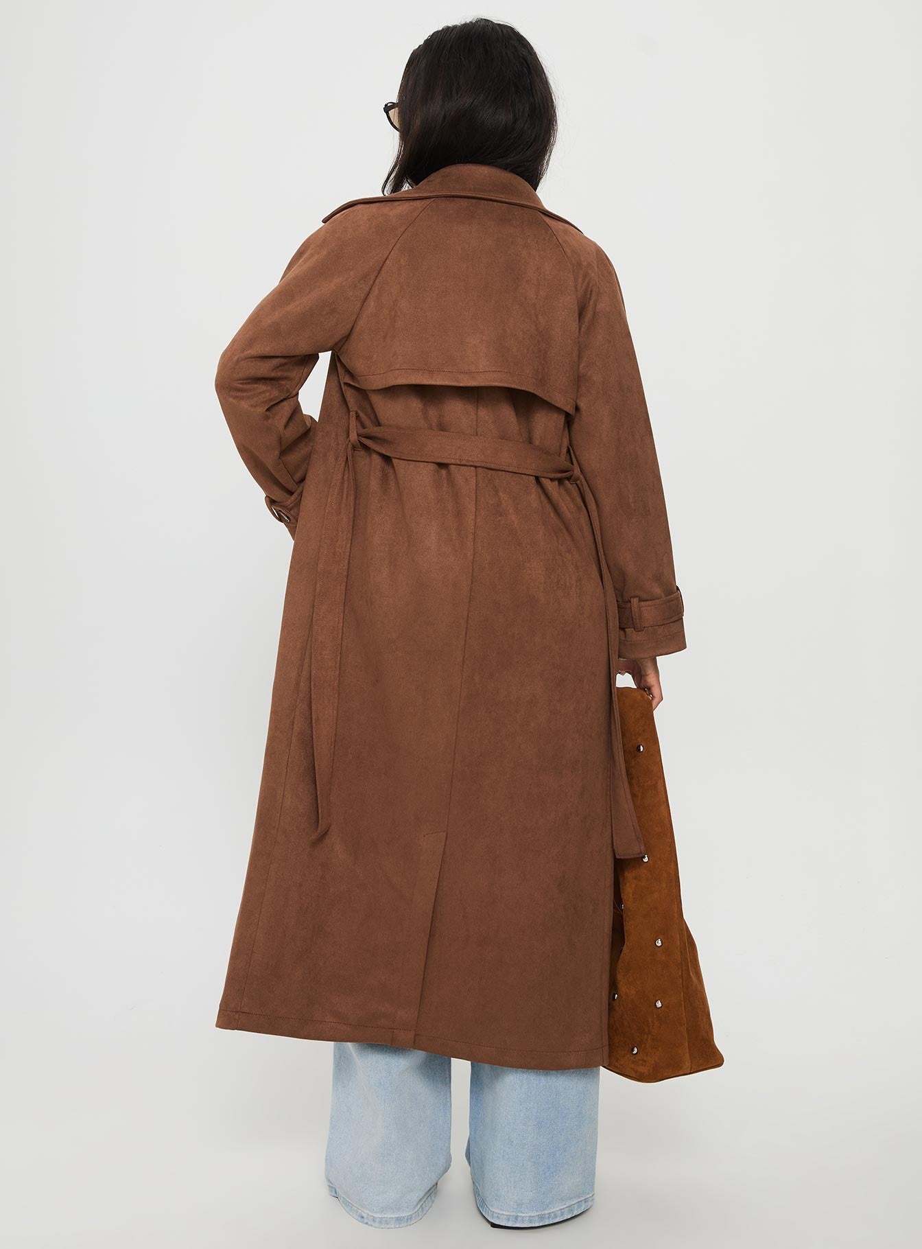 Rectify Trench Coat Brown