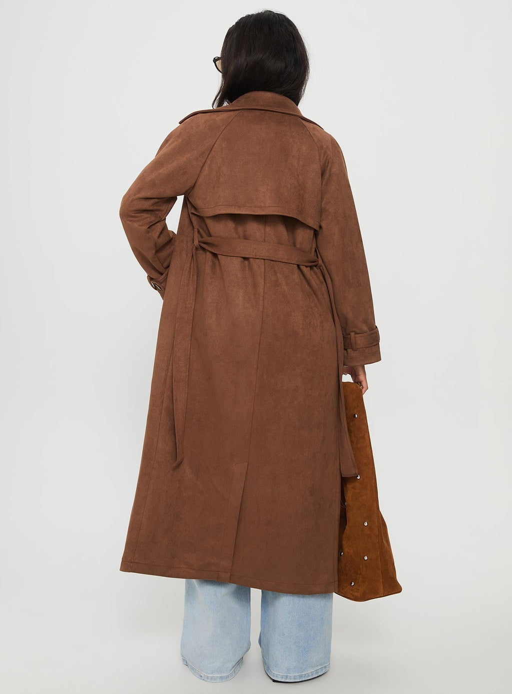 Rectify Trench Coat Brown