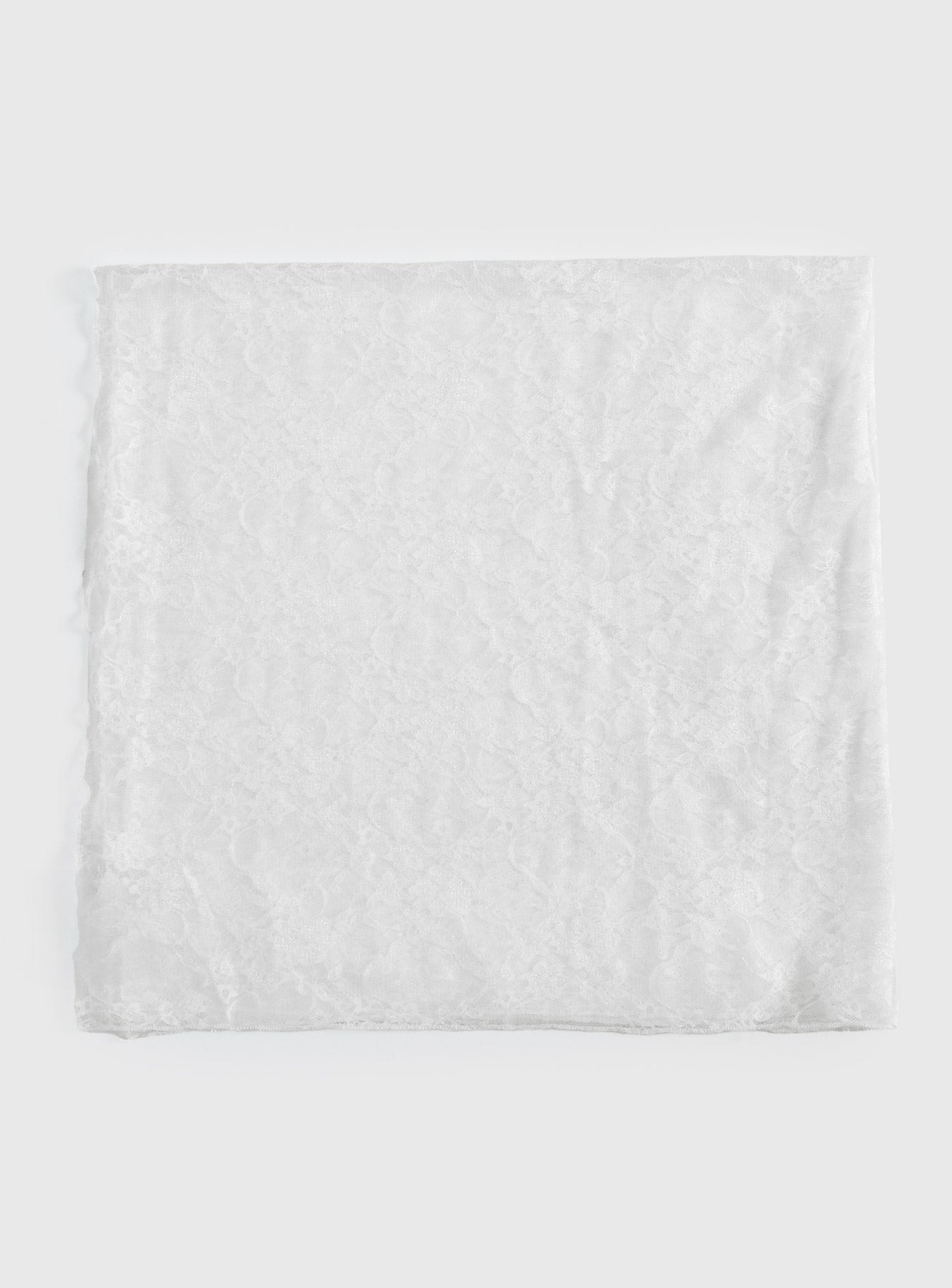 Nellie Scarf White Lace