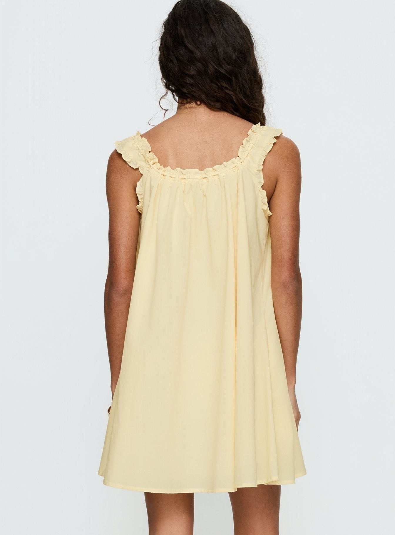 Swing Mini Dress Lemon