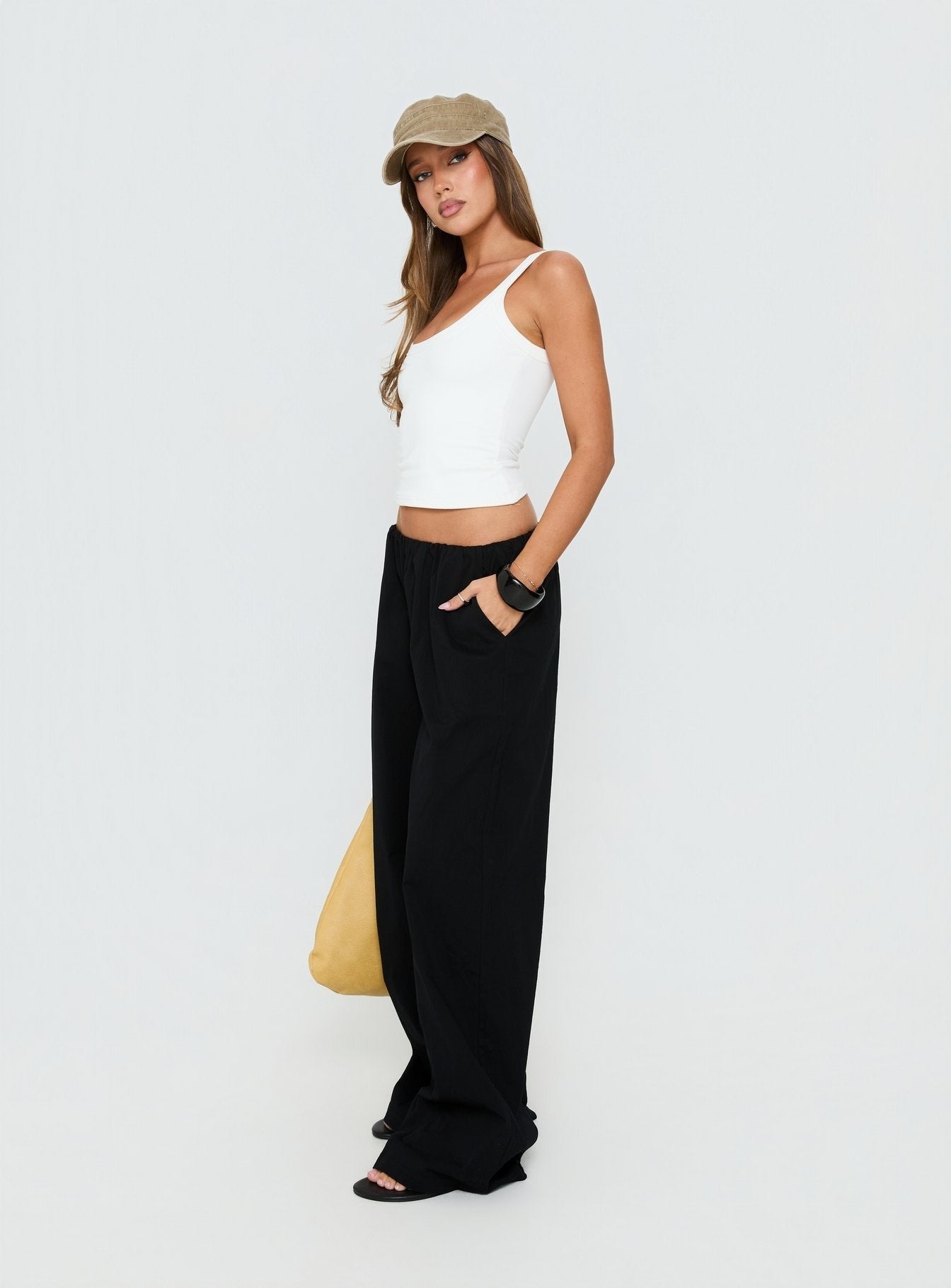 Lunea Concealed Waistband Pants Black
