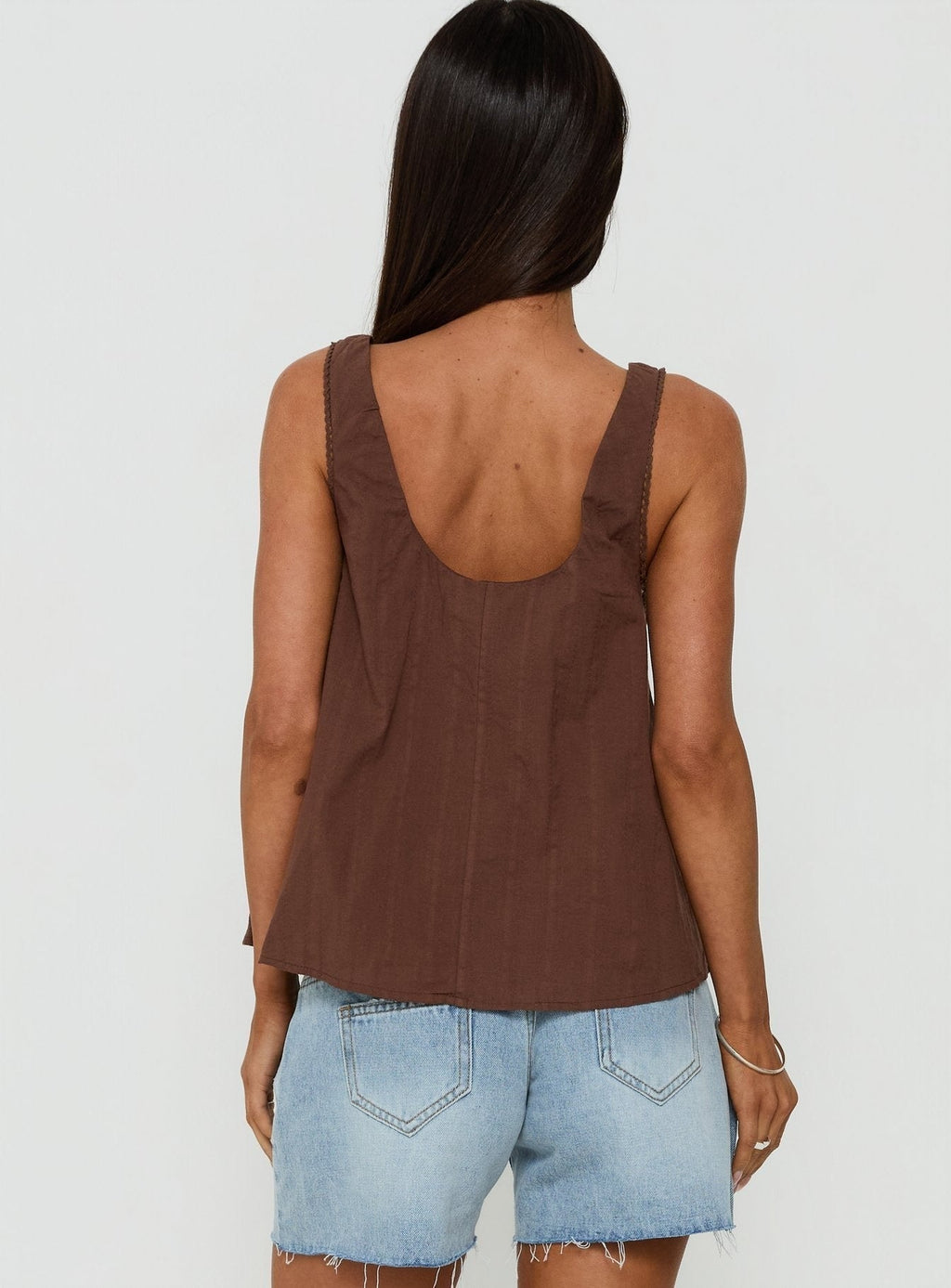Antiquity Babydoll Top Chocolate