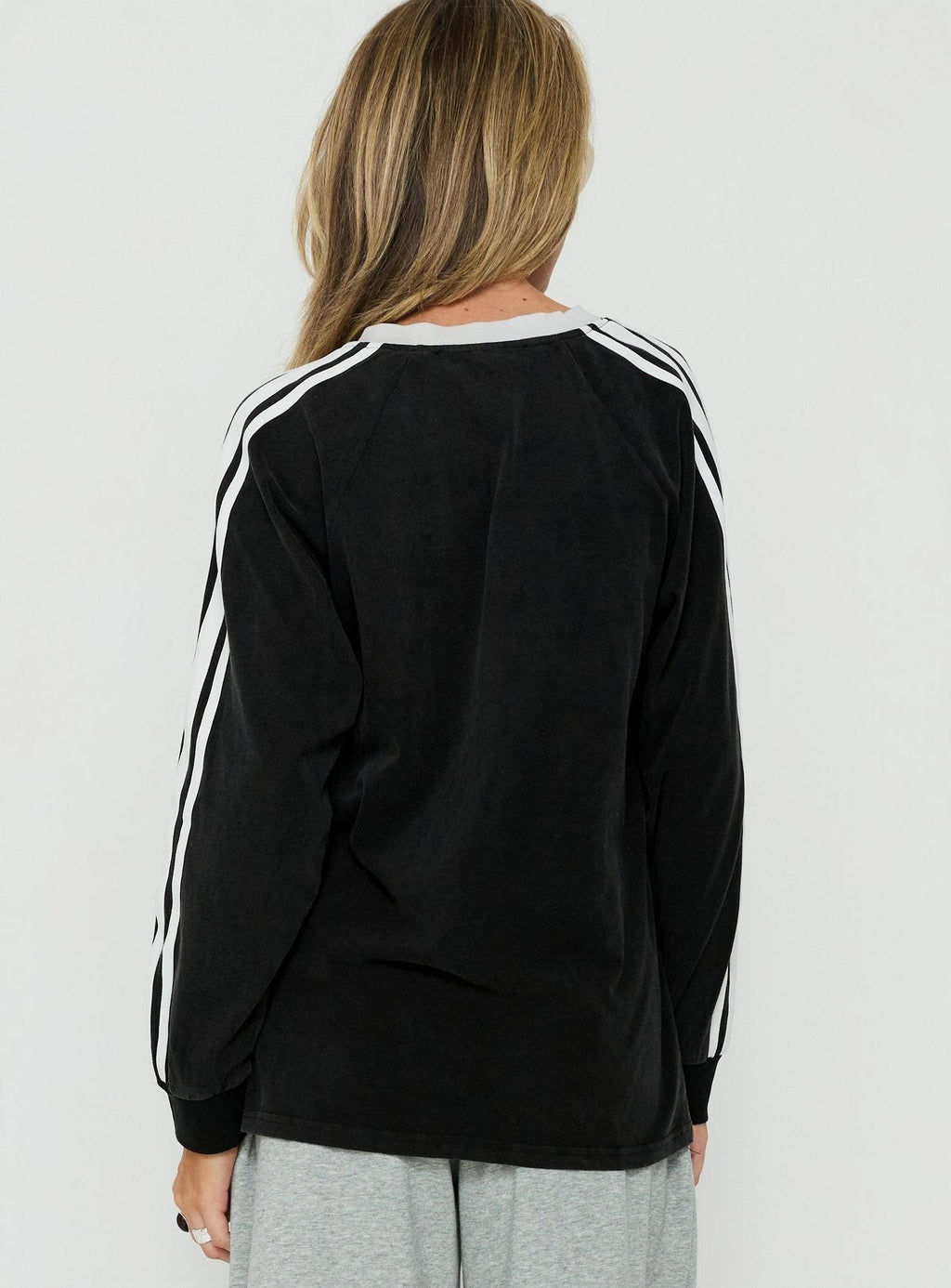 All Stars Long Sleeve Top Washed Noir