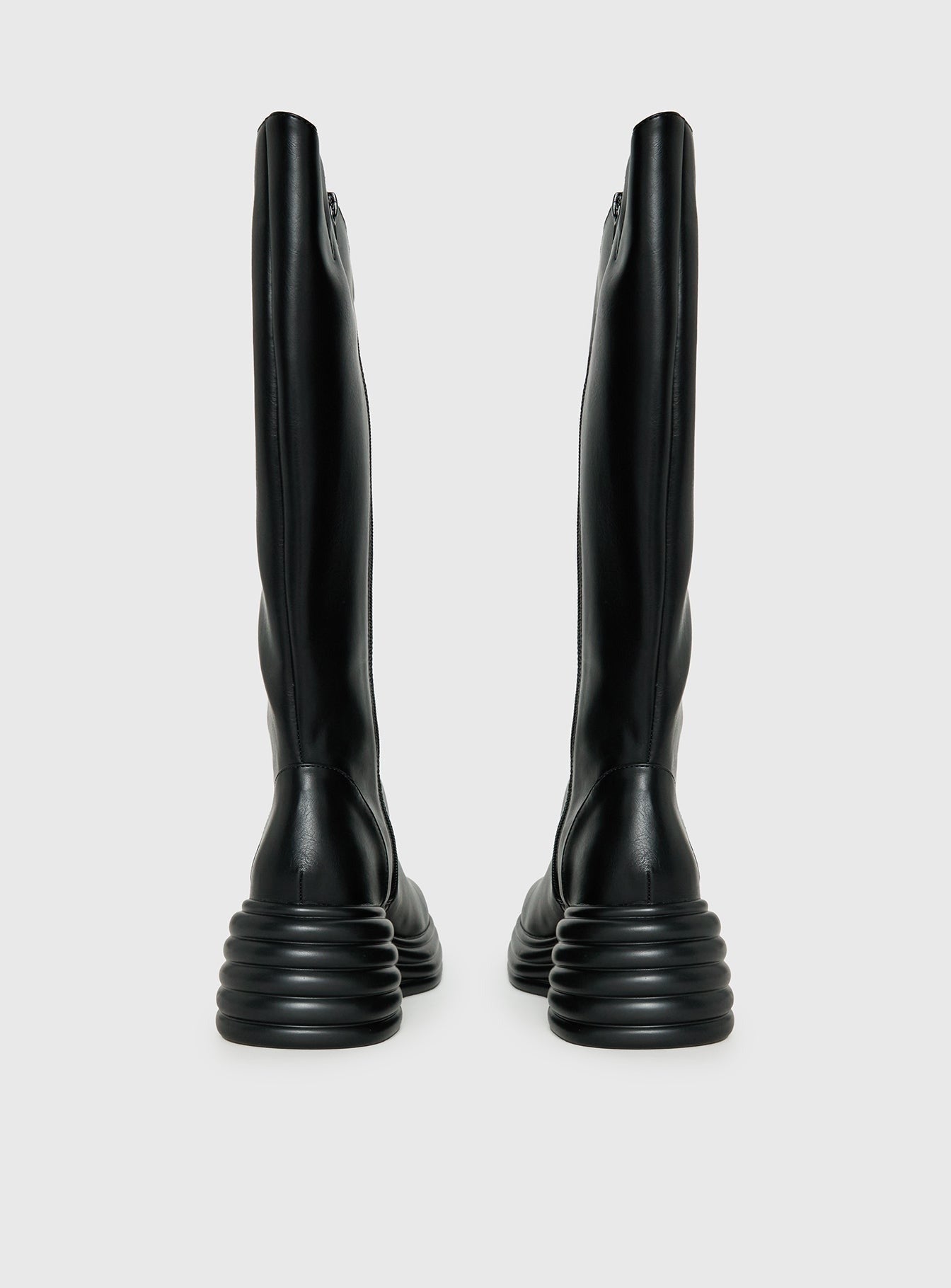 Therapy Frequency Knee High Boots Black