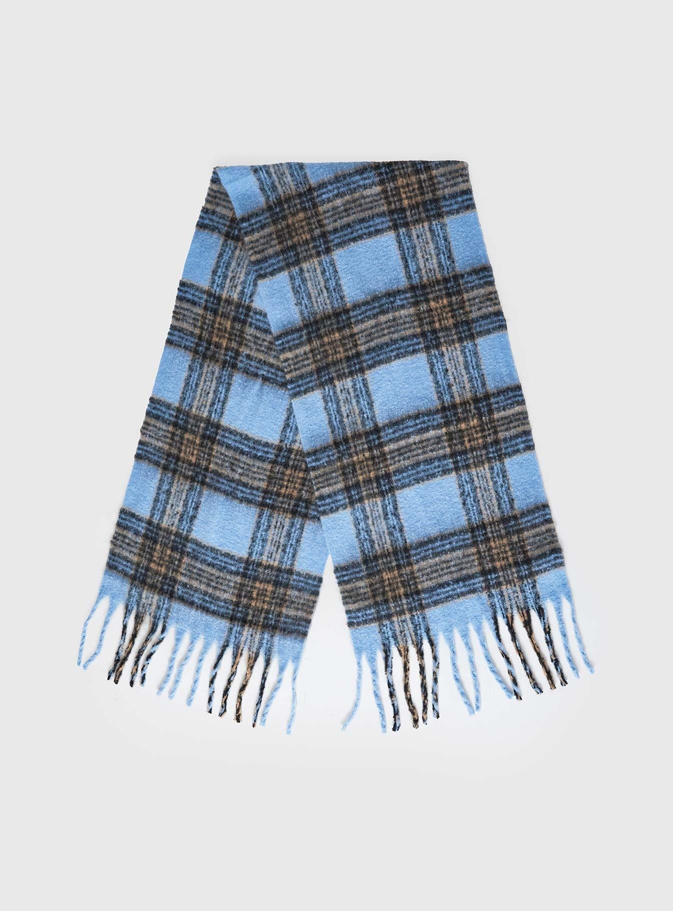 Peyson Scarf Brown / Blue