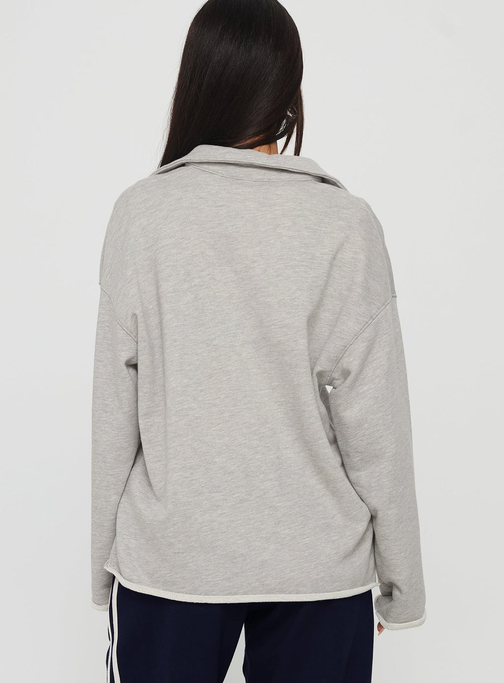 Another Level Collared Jumper Grey