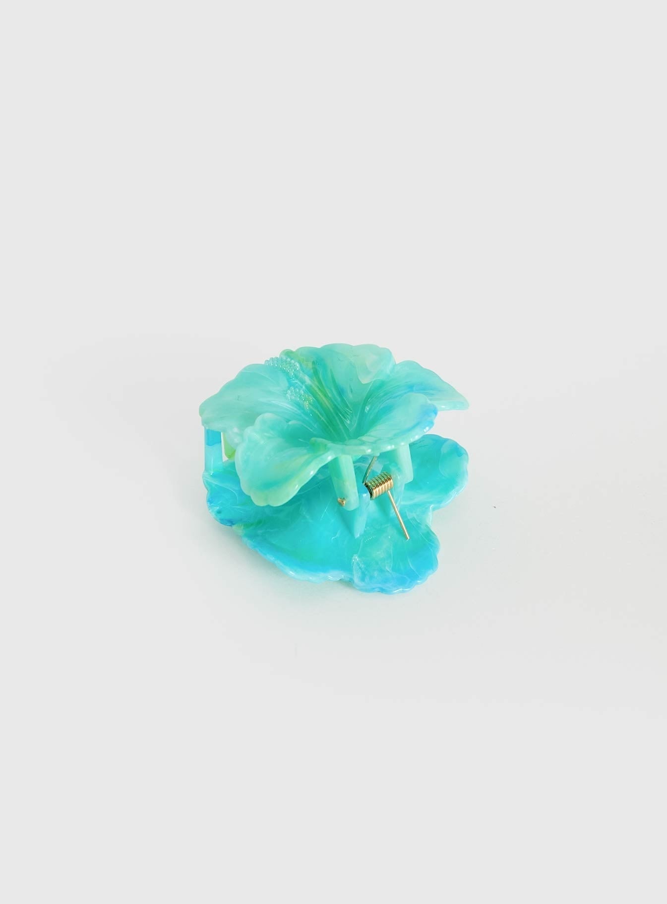 Malissa Flower Hair Clip Blue
