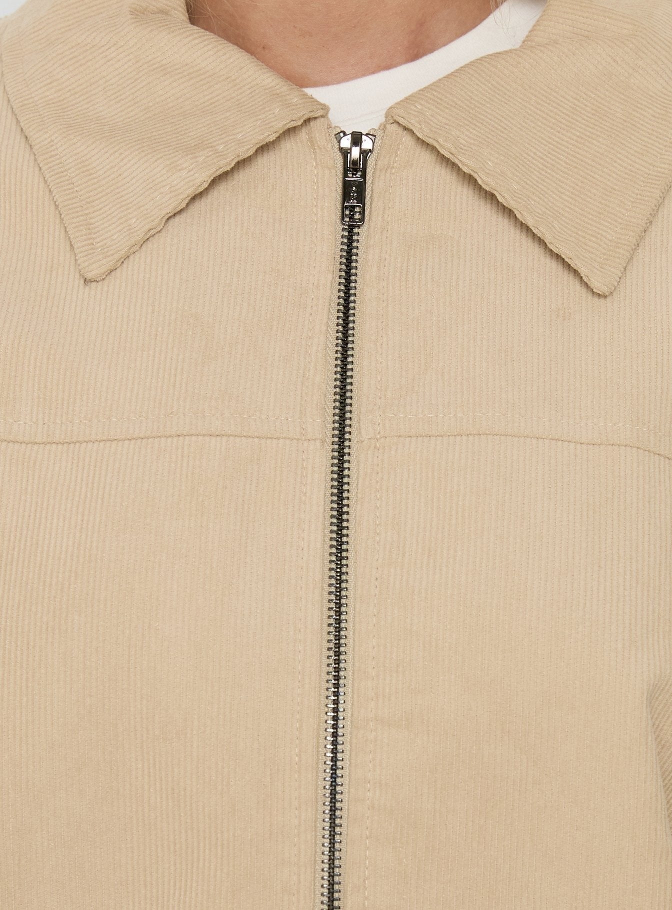 Goldsmith Corduroy Bomber Jacket Stone