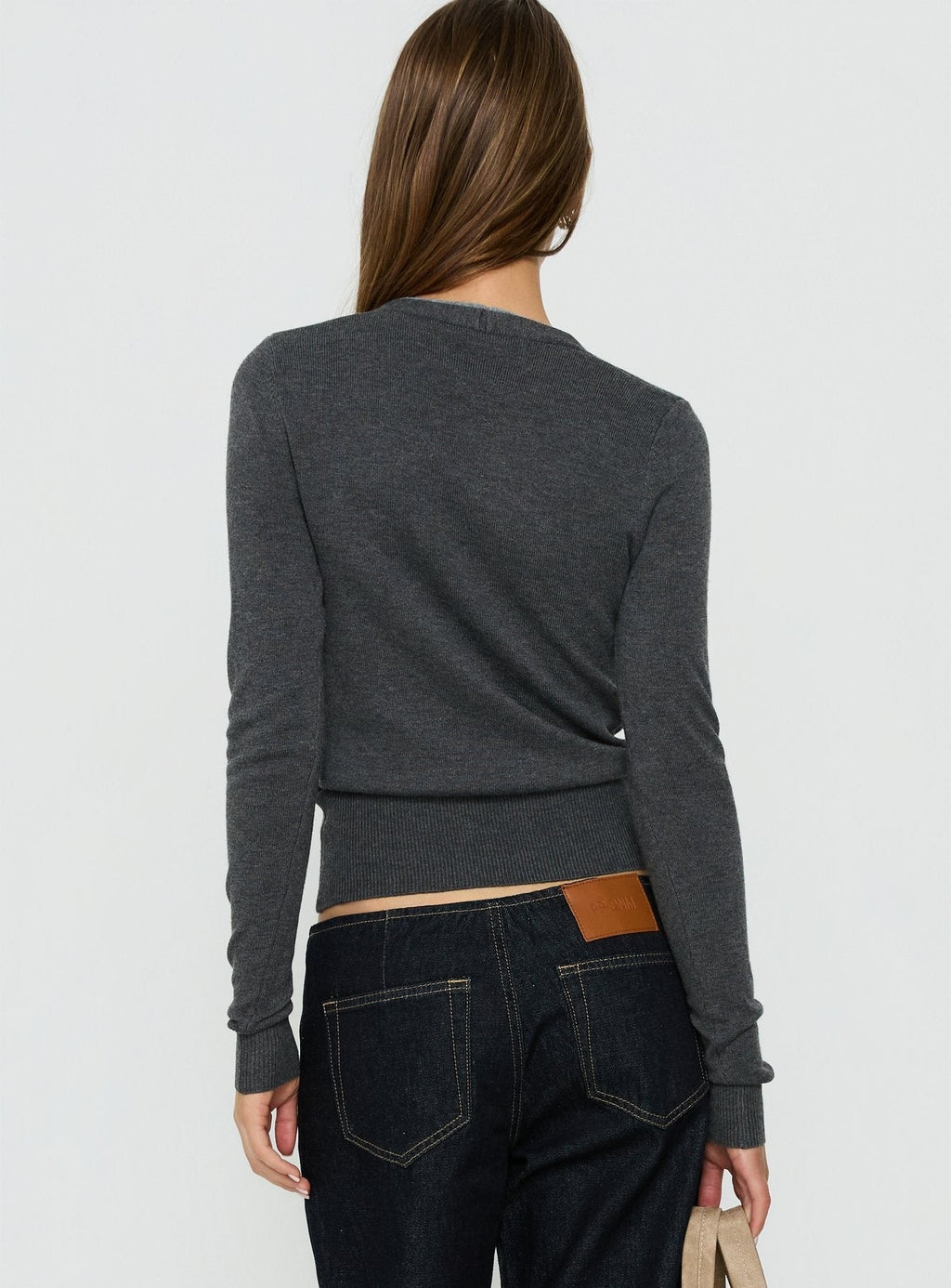 Shadow Cardigan Dark Grey