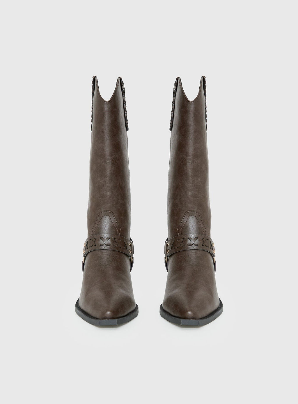 Billini Eldora Cowboy Boots Brown