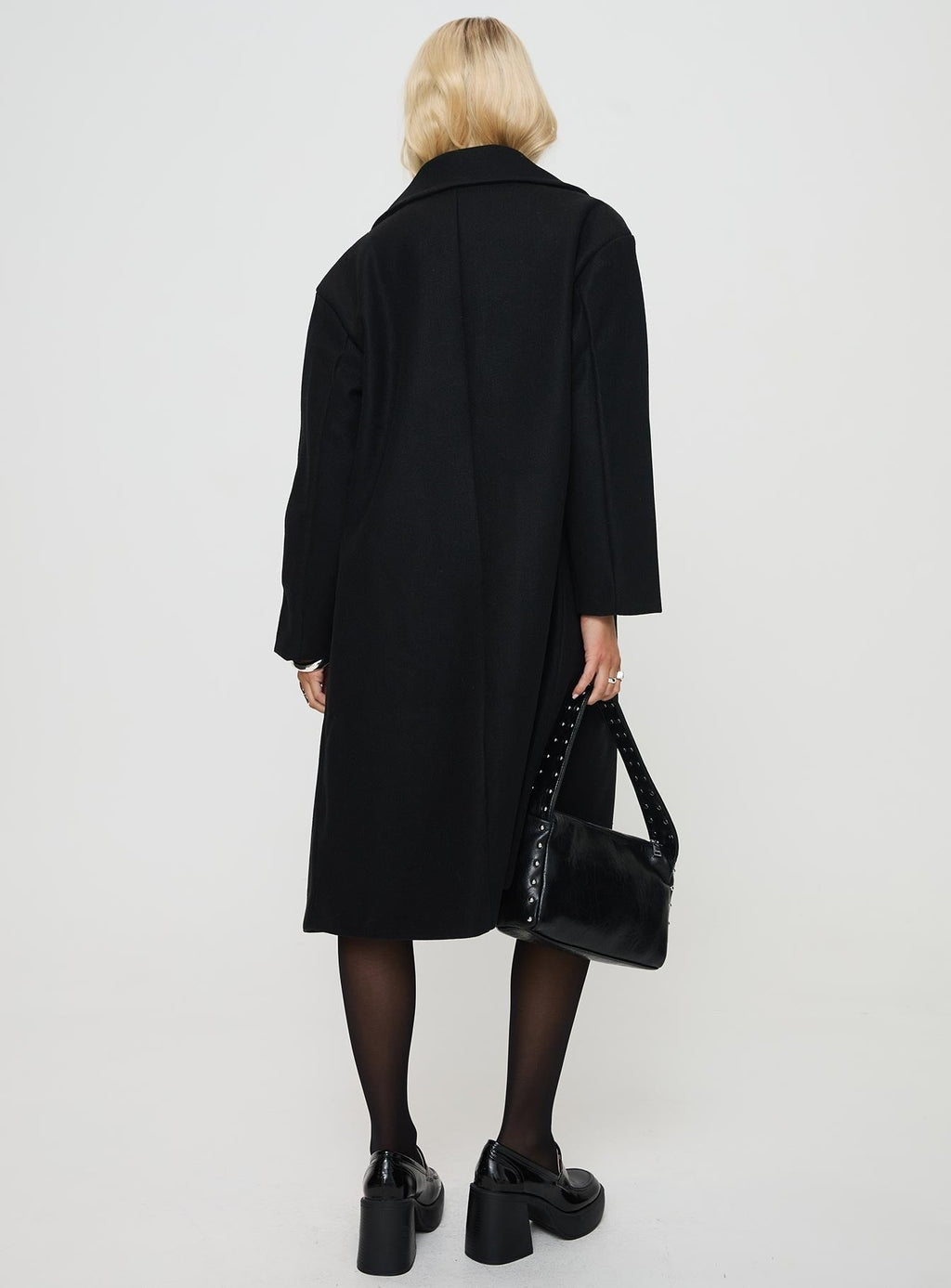 Inferno Longline Coat Black