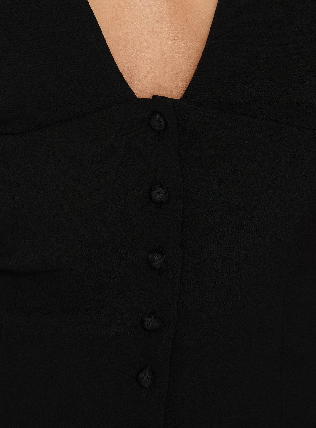 Serefina Short Sleeve Top Black