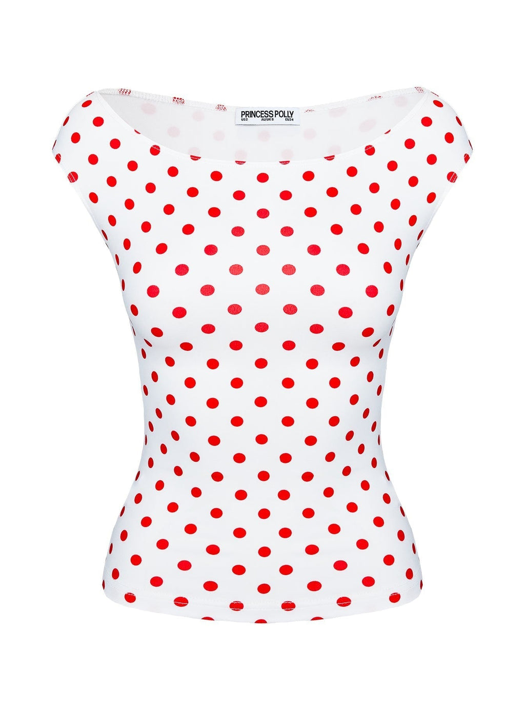 Cheirosa Off Shoulder Top White / Red