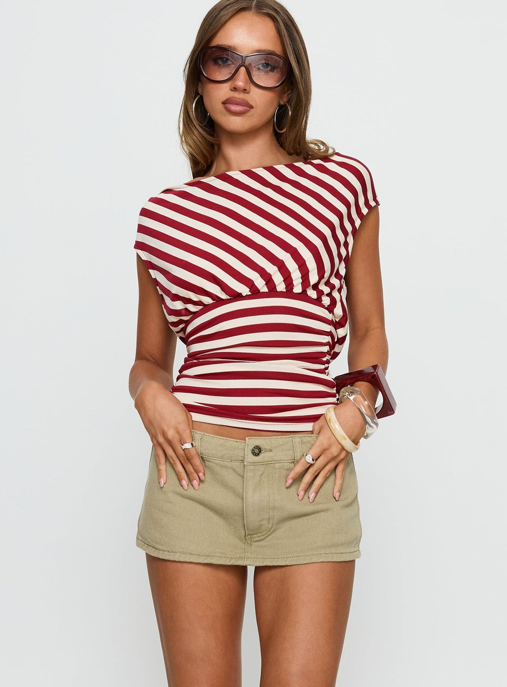 Rhode Mini Skort Tan