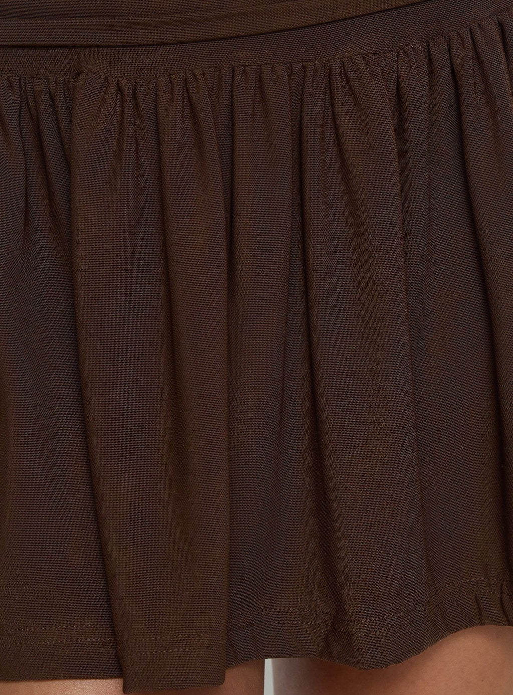 Maekina Ruched Playsuit Brown
