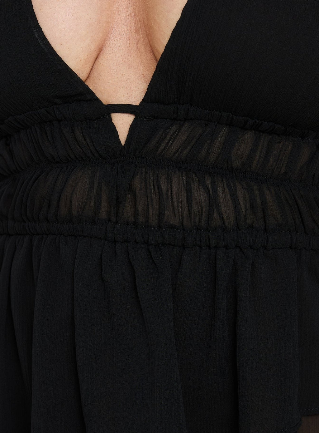 Lay It Halter Top Black