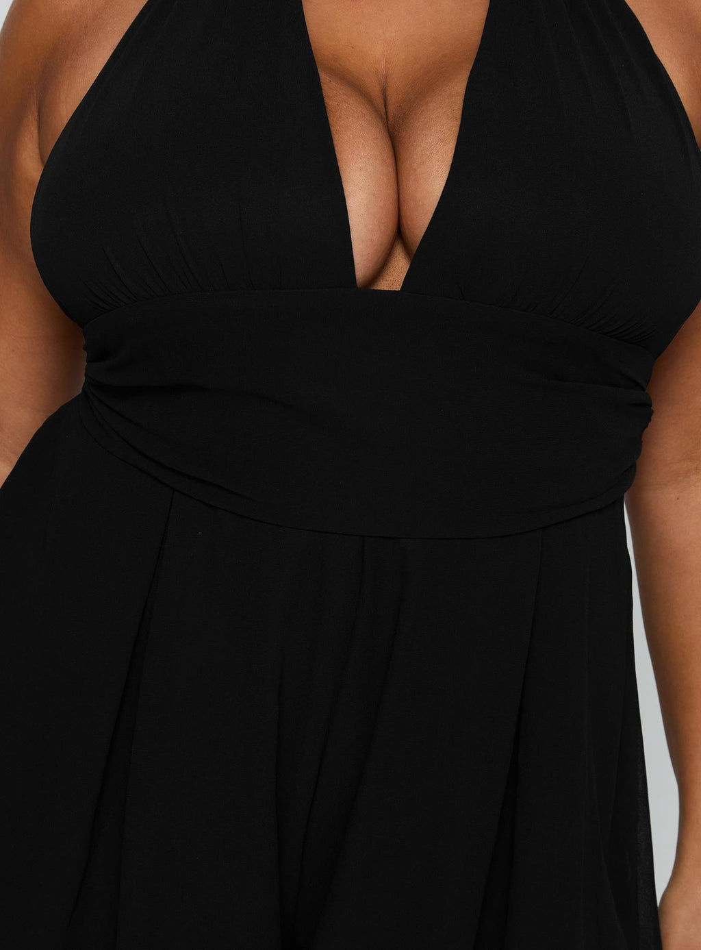 Got Me Started Romper Black Curve