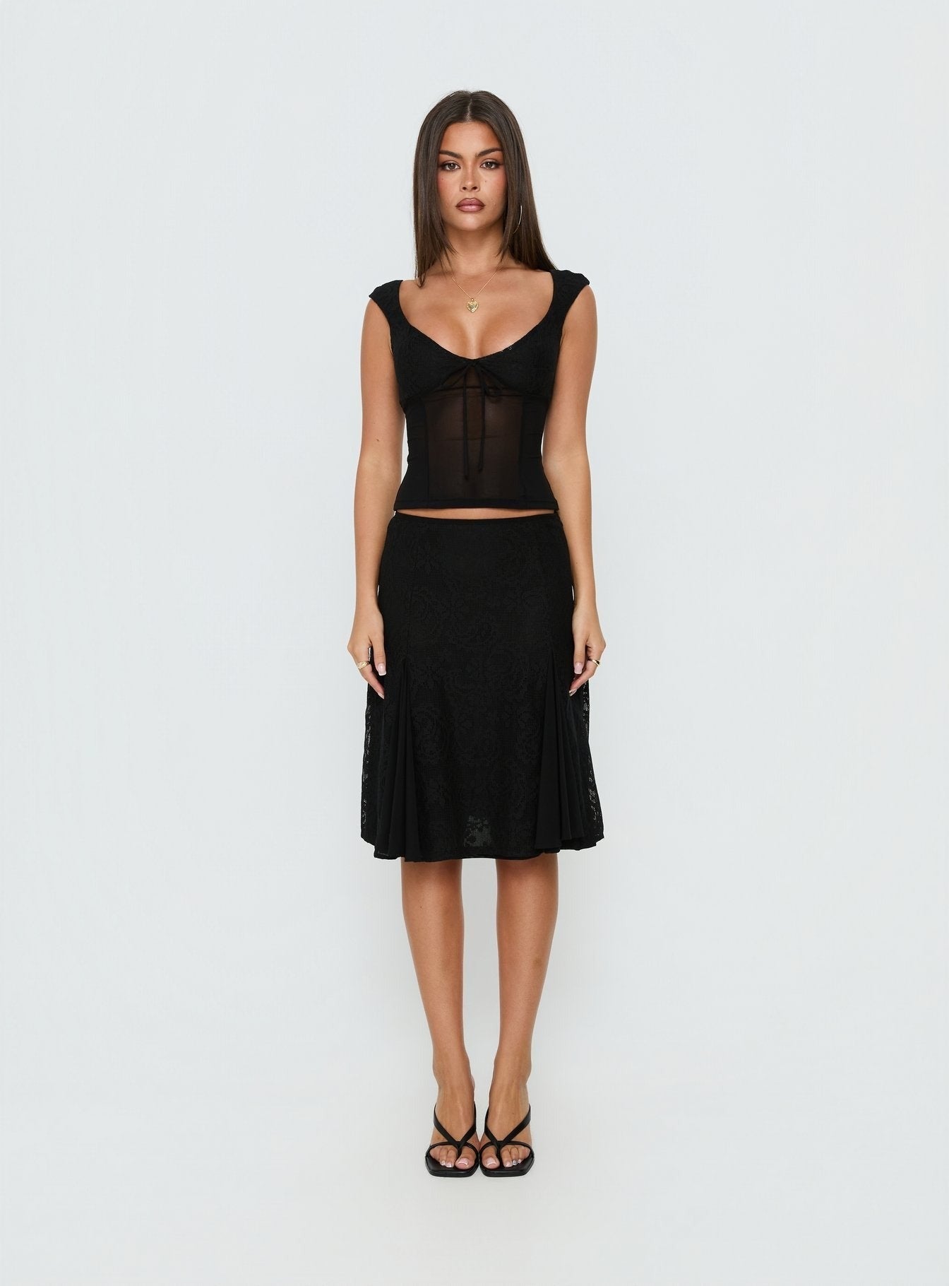 Quani Lace Top Black