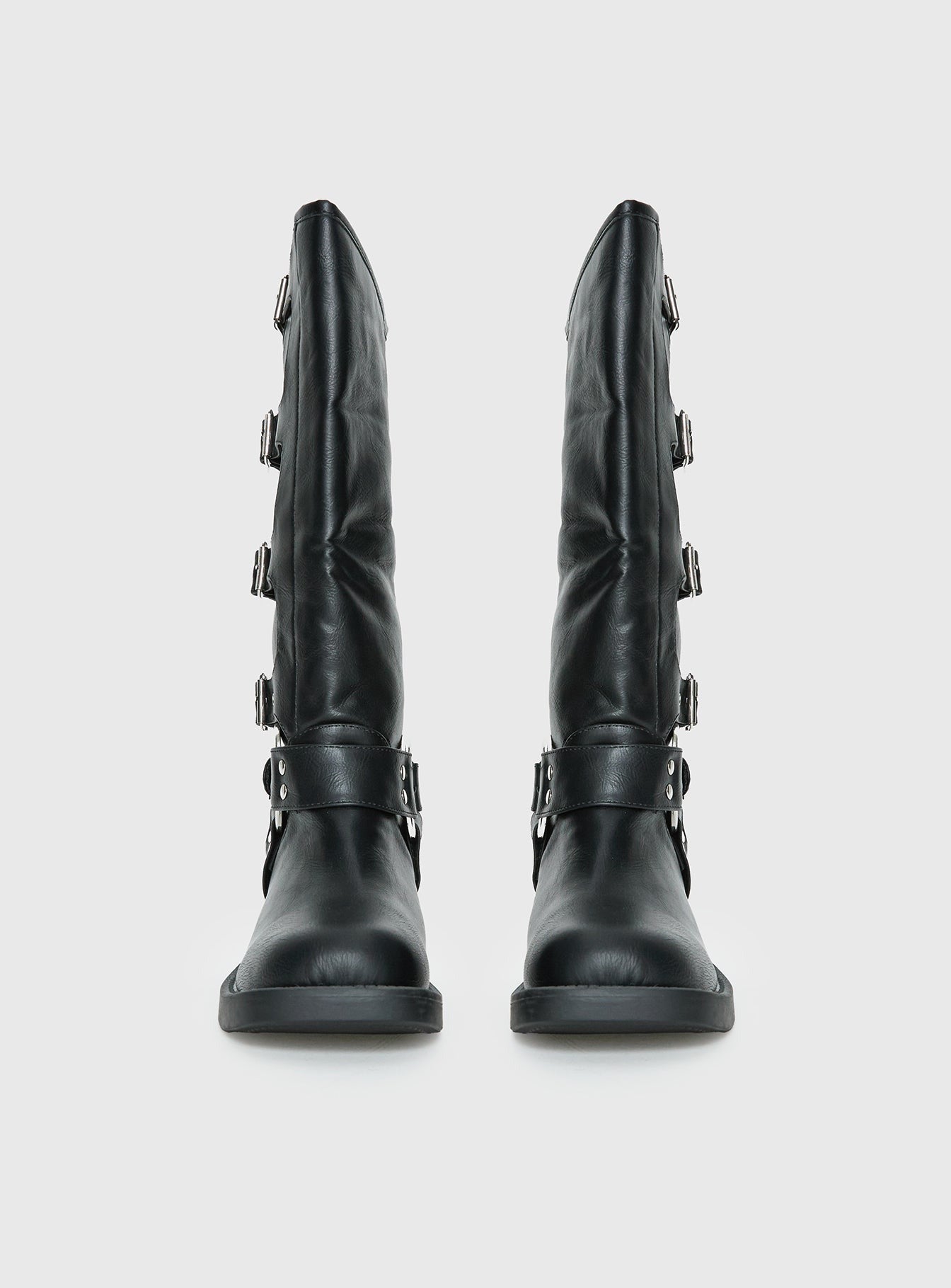 Buckle Down Boots Black