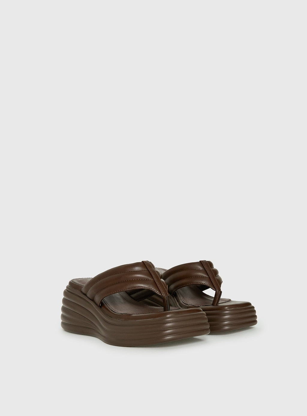 Therapy Flames Platform Sandals Brown